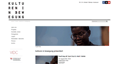 Desktop Screenshot of kultureninbewegung.org